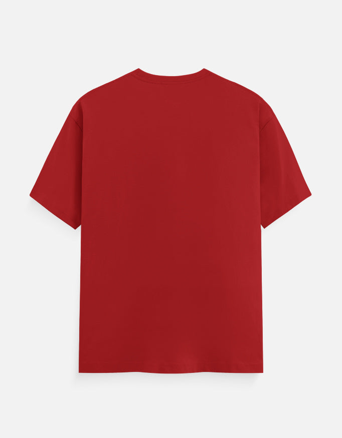 Neki Kar Journal pe Daal desi T-shirt, red, back view