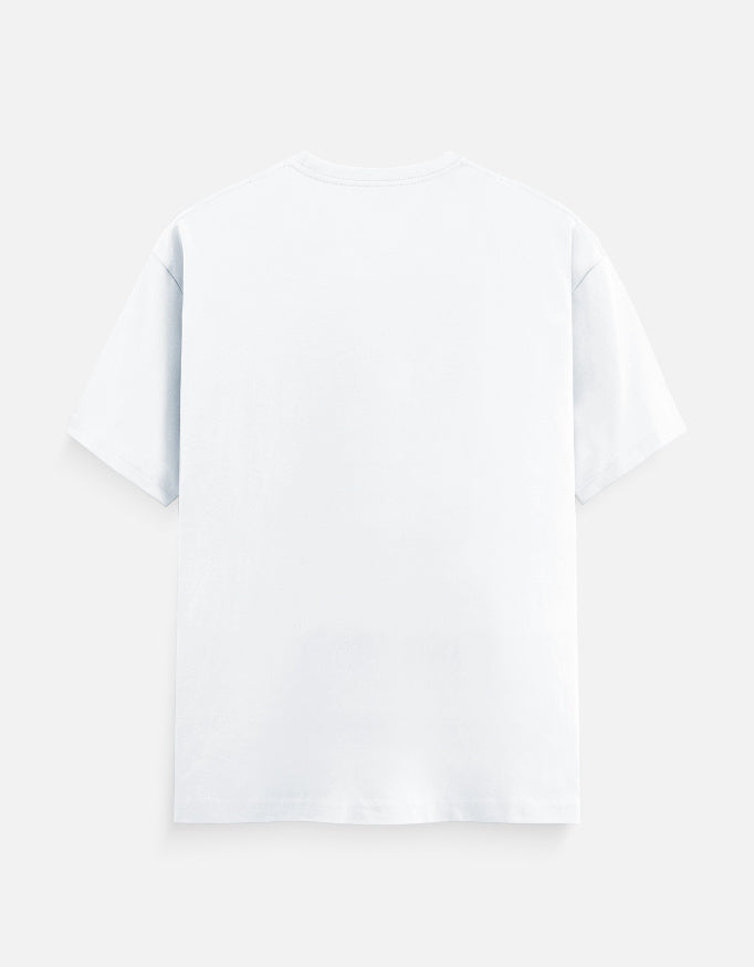 Ben Claude AI developer T-shirt, white, back view