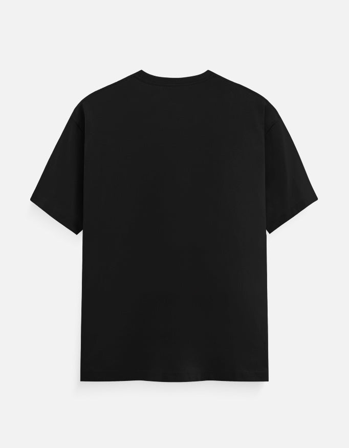 Logs Kya Kahenge developer T-shirt, black, back view