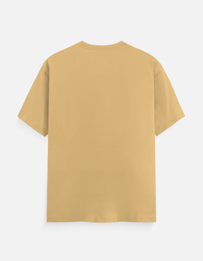Neki Kar Journal pe Daal desi T-shirt, beige, back view