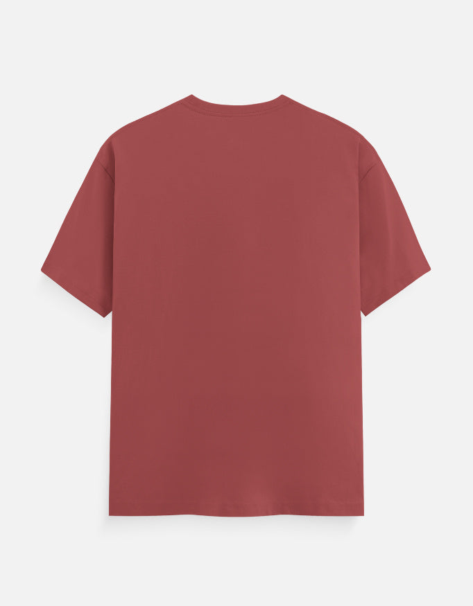 Neki Kar Journal pe Daal desi T-shirt, coral, back view