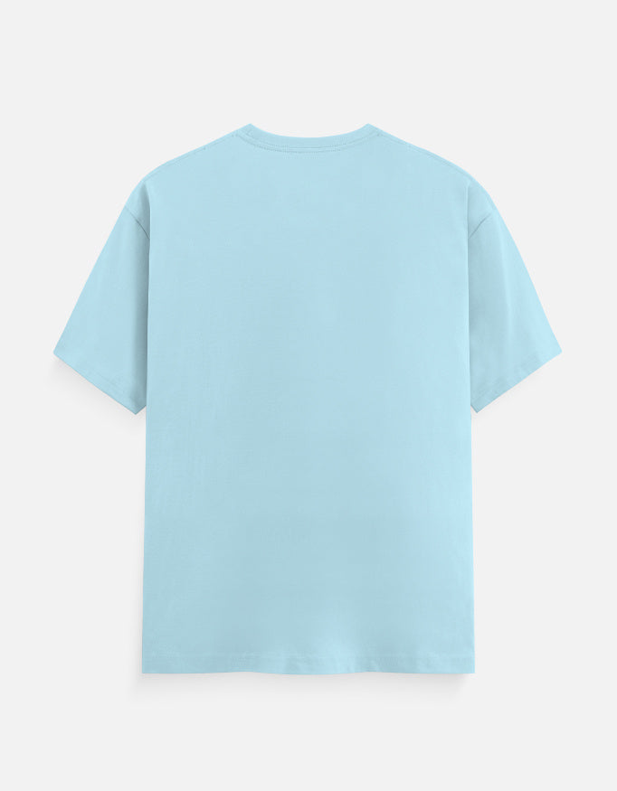CC Karti Mai Maru office T-shirt, baby blue, back view