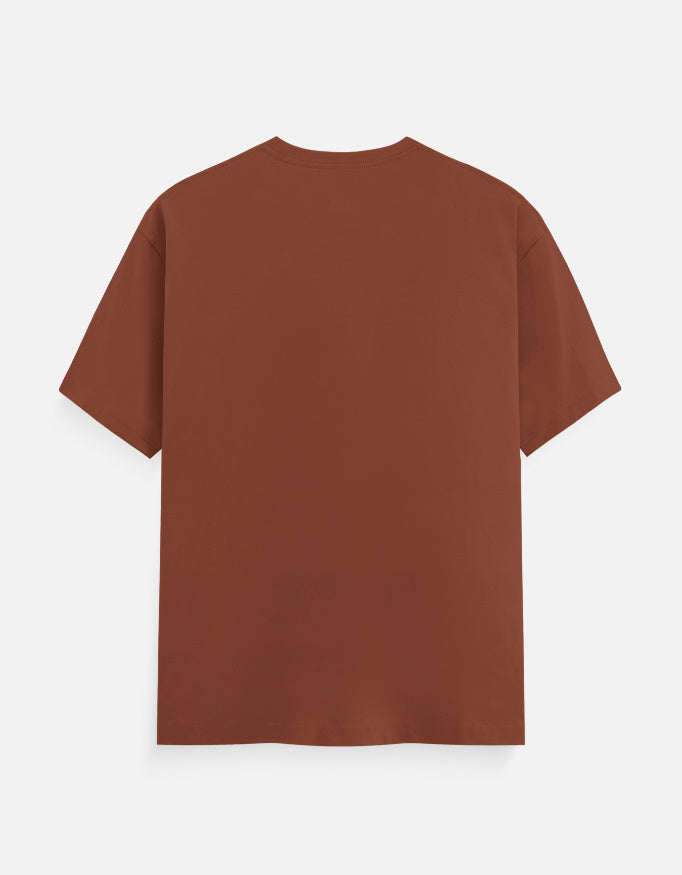Neki Kar Journal pe Daal desi T-shirt, copper, back view