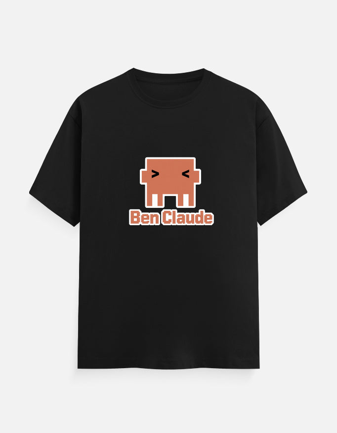 Ben Claude AI developer T-shirt, black, front