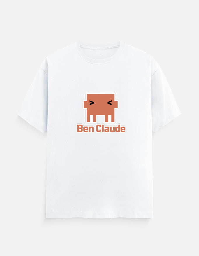 Ben Claude funny AI developer T-shirt, white, a RelatabiliTee best seller